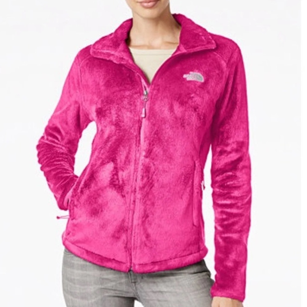 The North Face Osito fleece hot pink jacket
